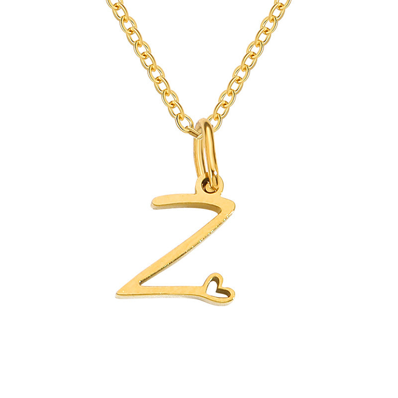 Sienna Initial Letter Necklace Image